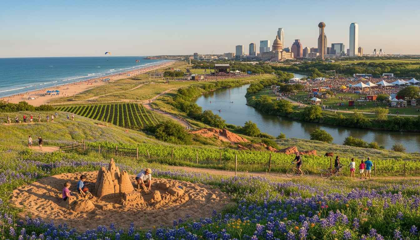 best places to visit in texas for spring break
