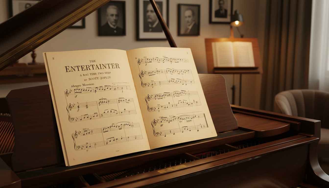 the entertainer piano sheet music