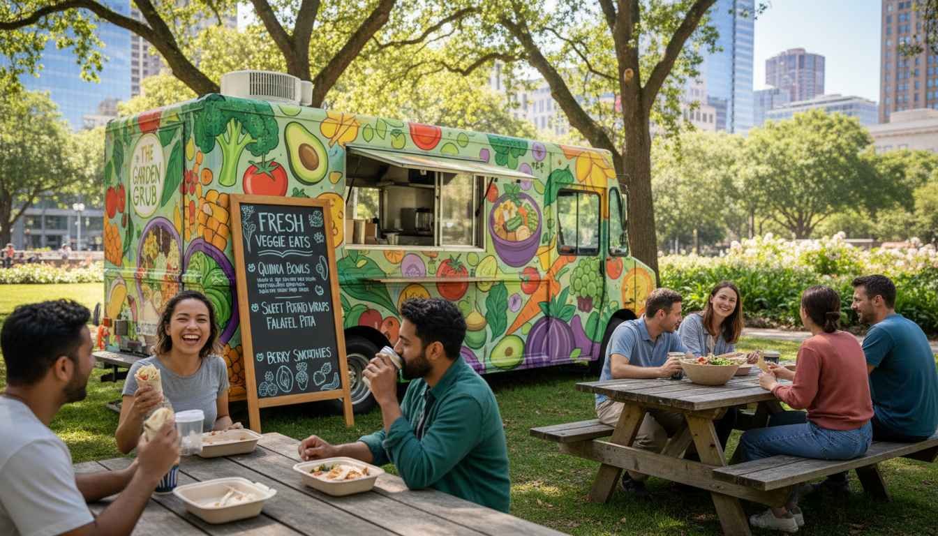 vegetarian food truck near me